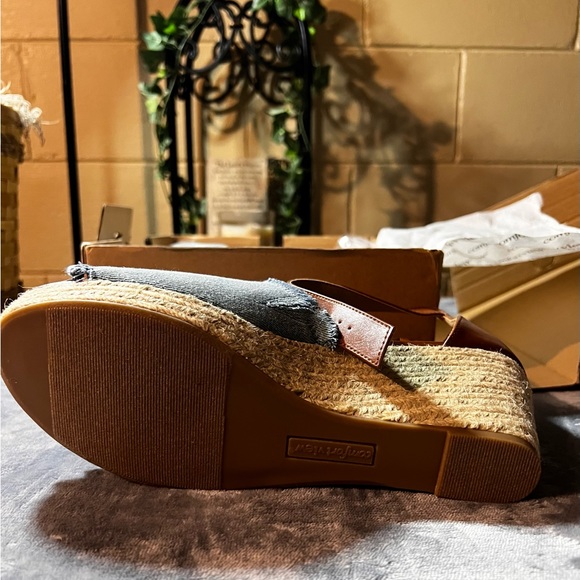 Denim wedge heels - Picture 3 of 6